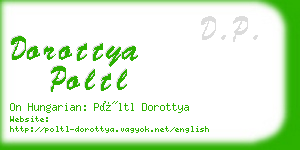 dorottya poltl business card